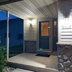 Exterior detail - 3 miles from EAA! Beautiful Oshkosh Duplex: The Westhaven (Oshkosh)