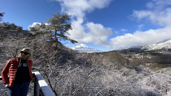 Balcony - Set in Yamanakako, within 6 km of Lake Yamanaka, Mount Fuji Castle 2 (Yamanakako)