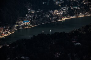 Aerial view - Wilderness Retreat campsite  in the forest w/ Alpine tents as your accomodation, (Nainital)