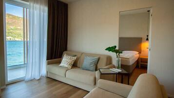 Appartamento Presidenziale | Area soggiorno | TV a schermo piatto