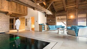 Piscine couverte, piscine chauffée