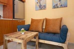 Deluxe-huoneisto | Oleskelualue | Televisio