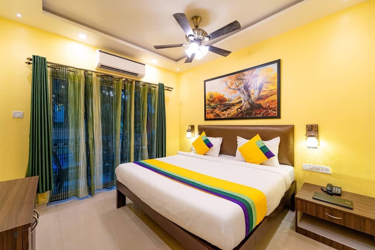 Standard Double Room | In-room safe, individually decorated, laptop workspace