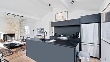 House, Multiple Beds (Old Stone Chalet) | Private kitchen | Fridge, microwave, dishwasher, toaster