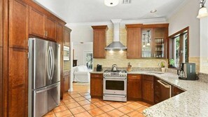 House, Multiple Beds (Harts Cove Hideaway by Westhampton Vi) | Private kitchen | Fridge, microwave, dishwasher, toaster