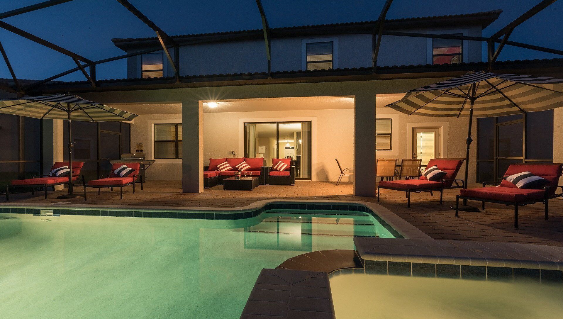 Et oppvarmet basseng