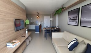 Apartemen | Area keluarga | Televisi LED 40-inci dengan saluran TV digital dan TV