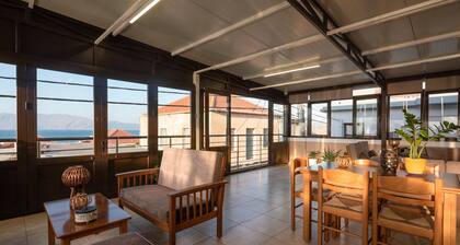 Family Apartment with terrace and sea view 10 minutes from the beach
