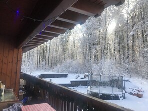Garden view - Chalet Esprit (Morillon)