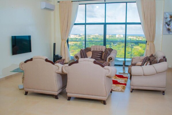 Apartment, 3 Bedrooms | Living area - Nyali Golf View Residence (Mombasa)