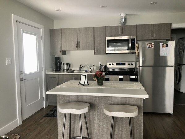 Fridge, microwave, oven, stovetop - Brand new suite in fantastic location! (Victoria)