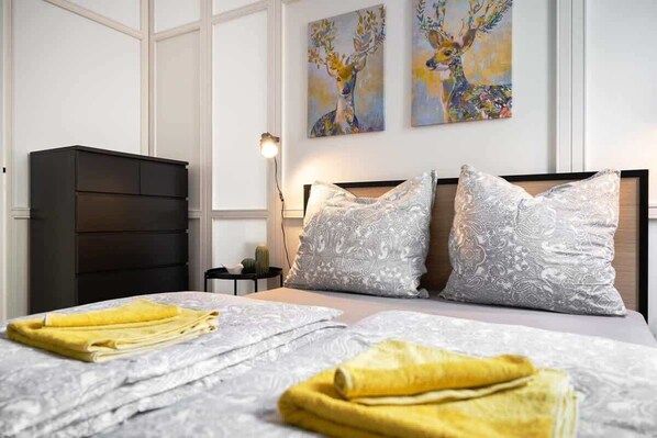 2 Schlafzimmer, Bügeleisen/Bügelbrett, WLAN, Bettwäsche
