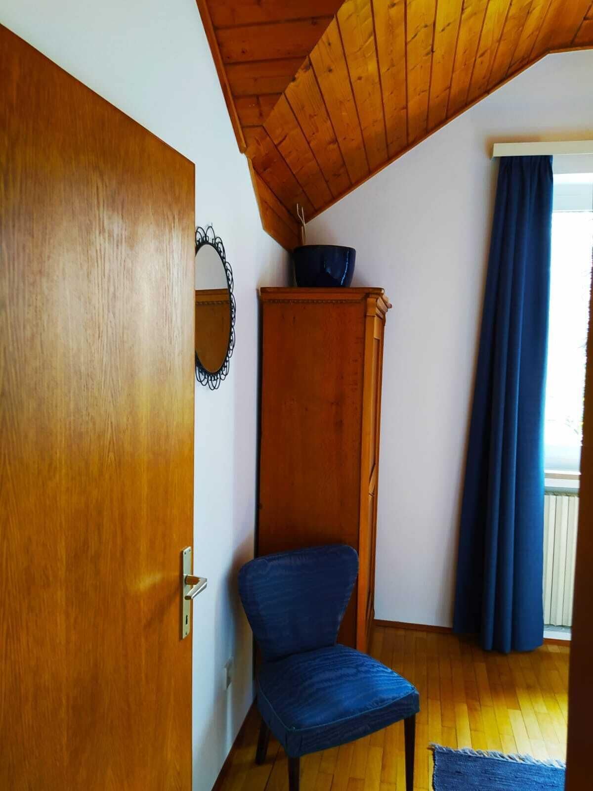 Blick ins Doppelbettzimmer ....