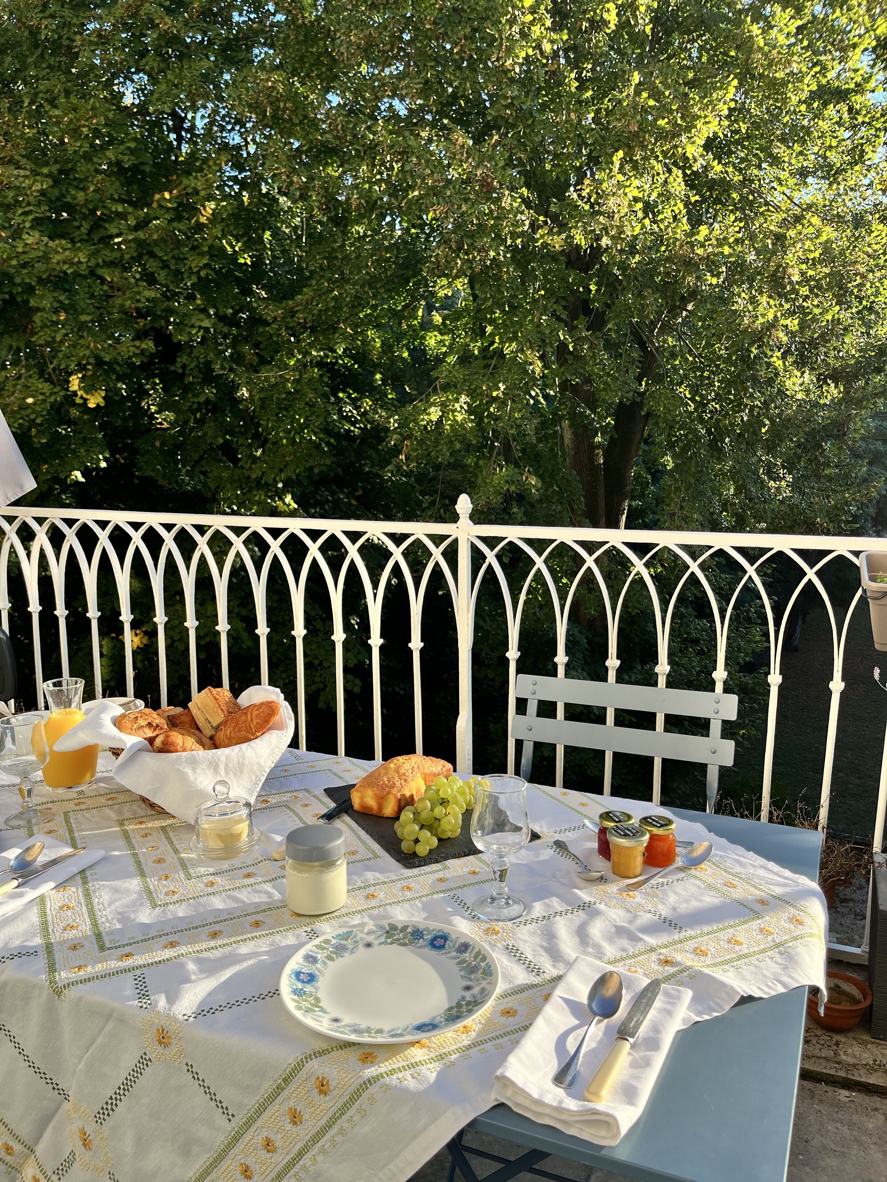 Petit déjeuner continental compris tous les jours