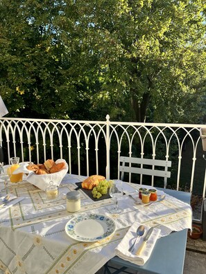 Kontinental frokost er inkludert hver dag