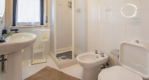 Dusche, Haartrockner, Bidet