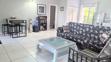 Smart TV, DVD player, books