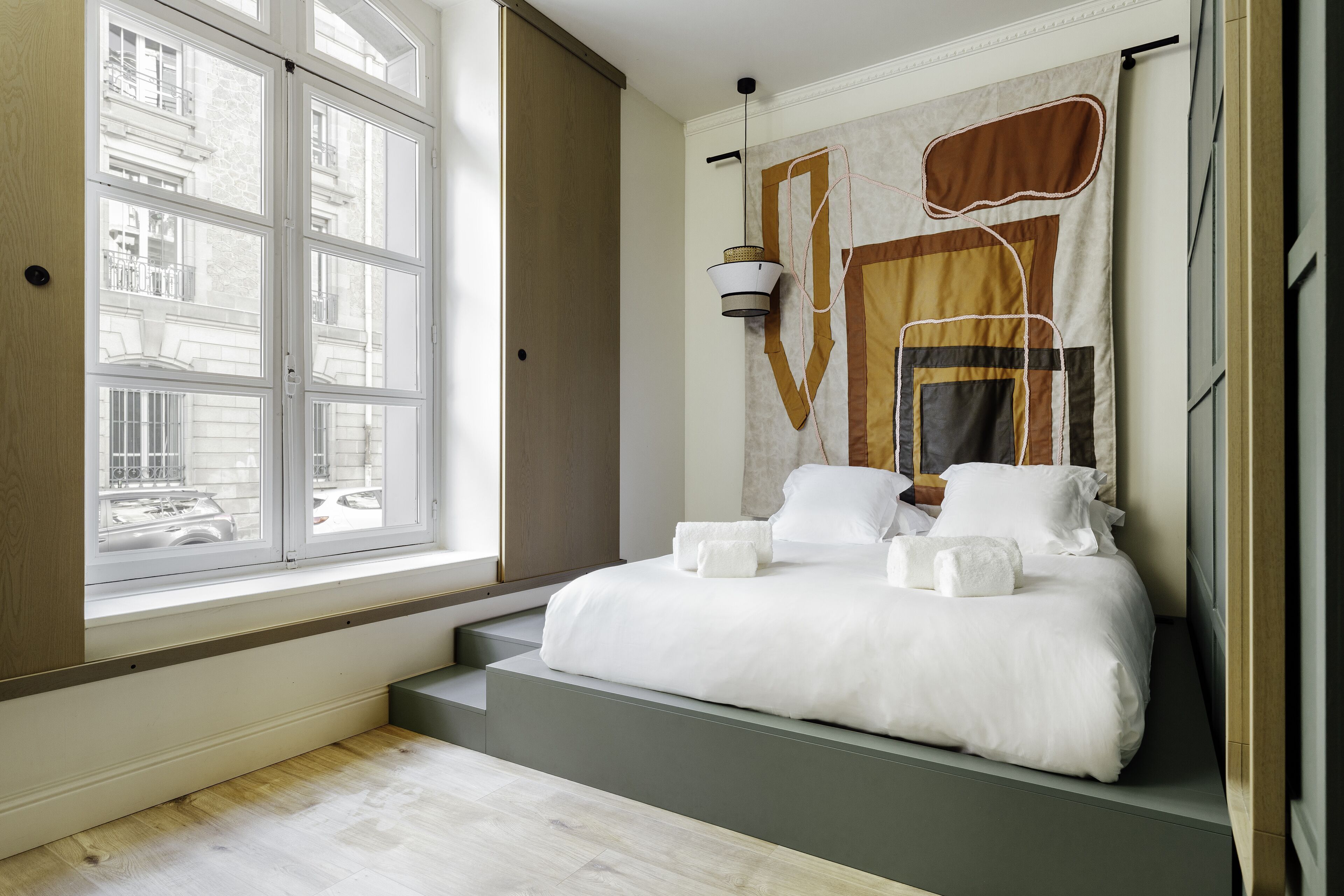 Ropa de cama de alta calidad, caja fuerte, sistema de insonorización