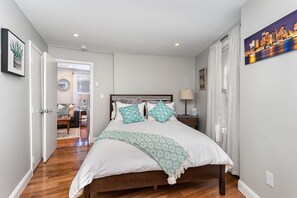 1 bedroom, iron/ironing board, travel cot, free WiFi