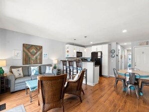 Smart TV - Laid Back By The Sea - Steps from the beach with amazing ocean views. Parking for 2 included. by RedAwning (Carolina Beach)