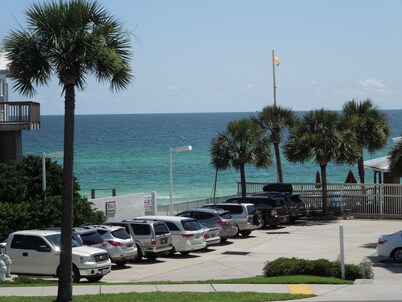 Gorgeous beachfront 2BR Condo Steps from the beach with a pool!!!