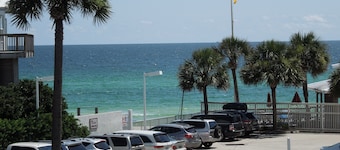 Gorgeous beachfront 2BR Condo Steps from the beach with a pool!!!