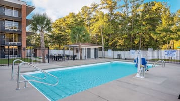 Seasonal outdoor pool