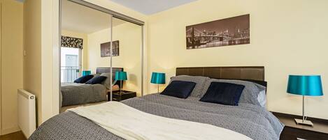 1 bedroom, iron/ironing board, free WiFi, bed sheets