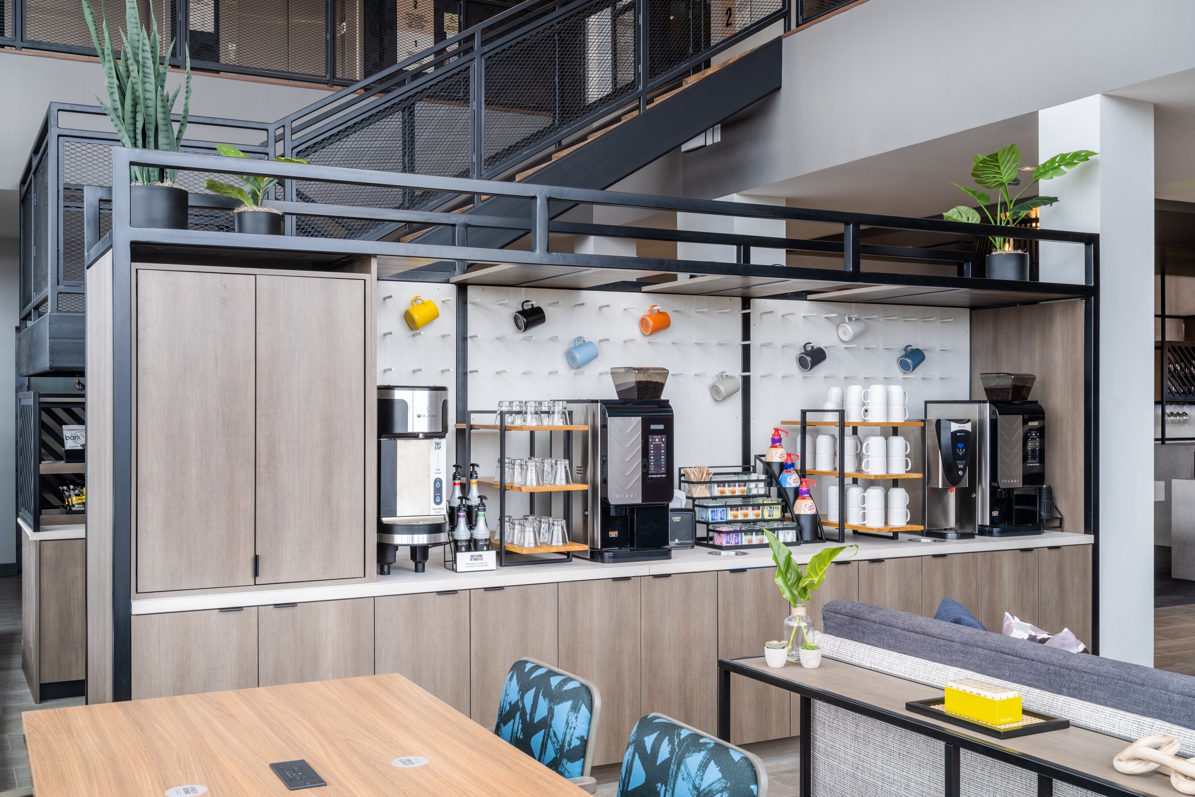 free daily self-service breakfast