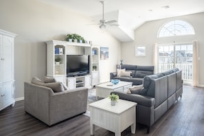Smart TV, DVD player, video library