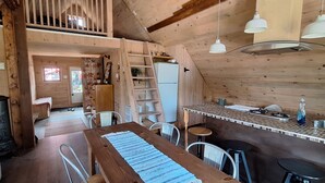 Comfort Cabin | Living area - Auberge et Campagne (Saint Ferreol les Neiges)