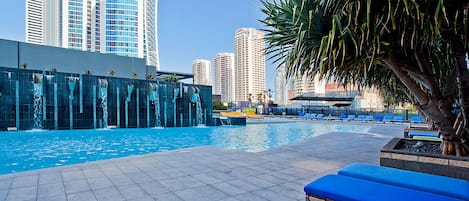 Indoor pool, outdoor pool