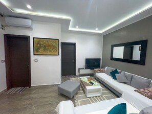 Living area - Apartment in the heart of La Marsa 🏄‍♂️⛱ (La marsa)