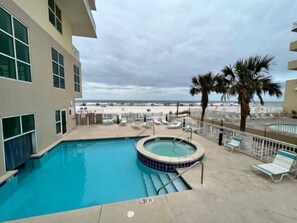 Indoor pool, a heated pool