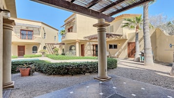 Blick von der Unterkunft