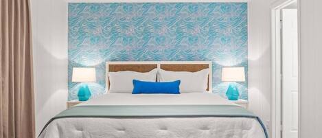 2 chambres, fer et planche à repasser, Wi-Fi, draps fournis