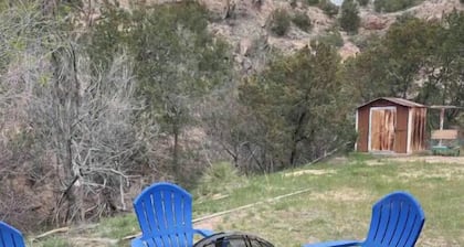 Paradise Cove House snuggled in the Canyon 15 minutes from town.