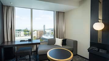 Kamar Deluks, Bebas Asap Rokok (King) | Wi-Fi gratis dan seprai linen