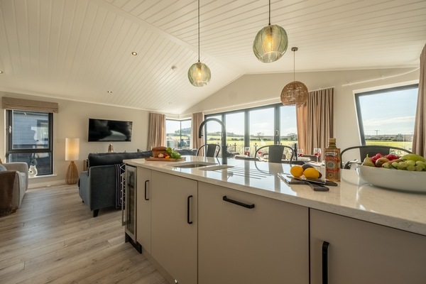Ground floor: The lodge is bright and airy