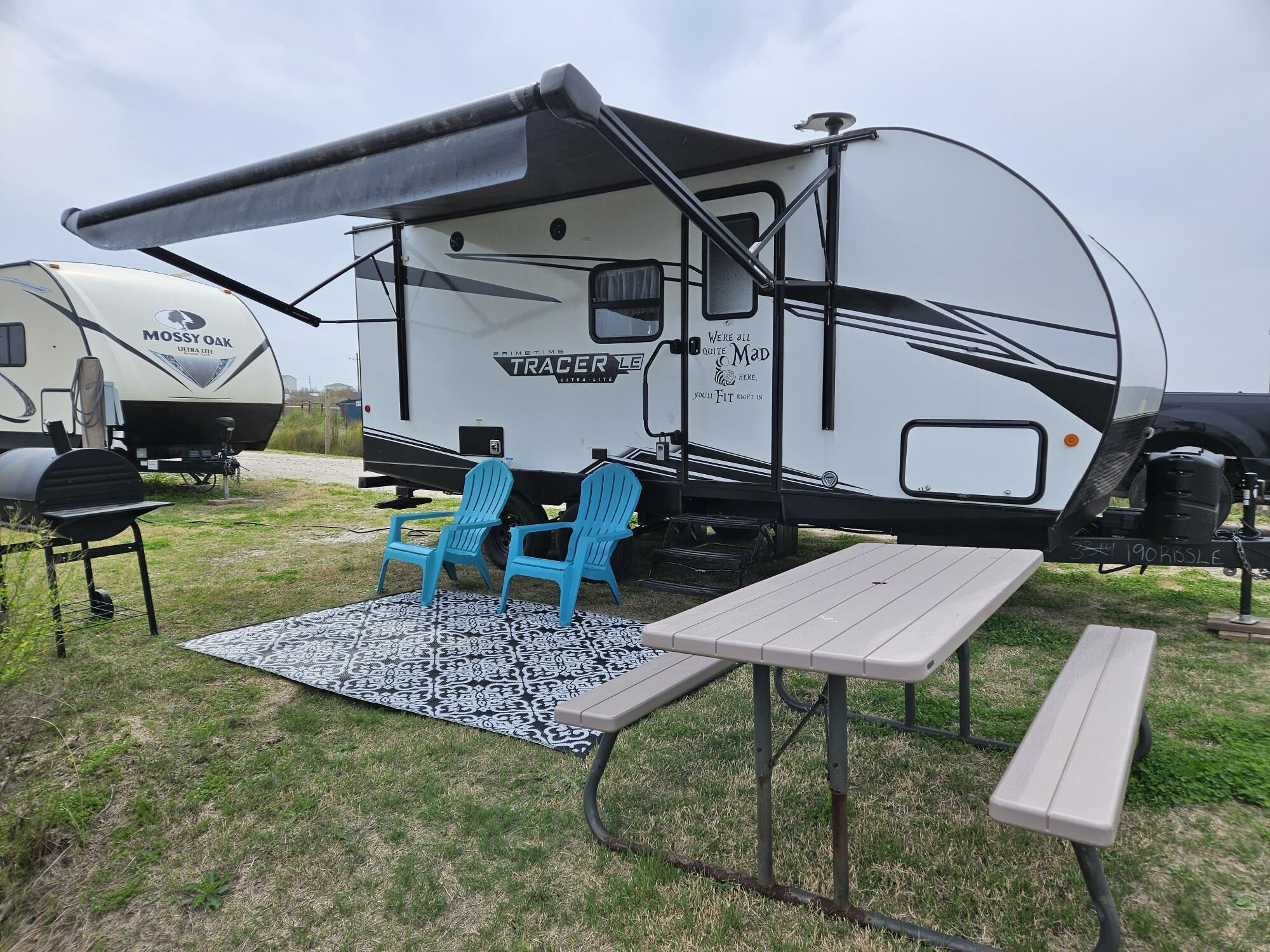 Super Cozy Camper at Hailey's Beach-n-Bay RV Resort #18