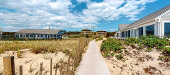 Newly Renovated Studio with AC, Grill – steps from Private Beach