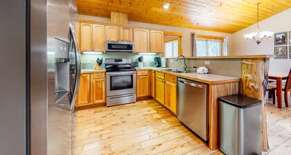 Dog-friendly home with central AC, fireplace, WiFi, washer/dryer