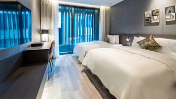 Deluxe Twin kamer | 2 slaapkamers, luxe beddengoed, gratis wifi, beddengoed