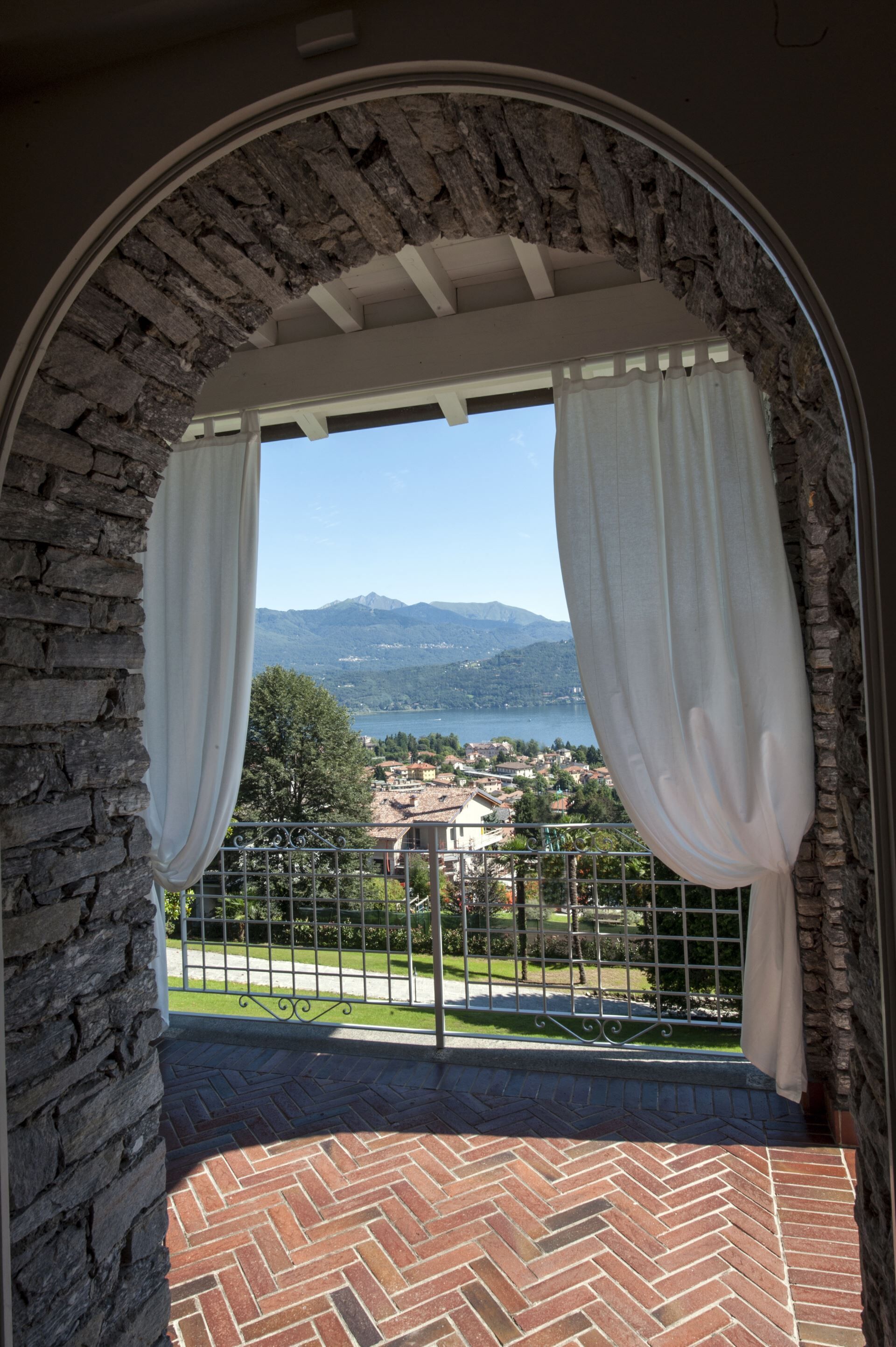 Blick von der Unterkunft