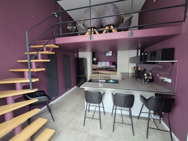 Interior - Beautiful loft with free parking (Dresden)