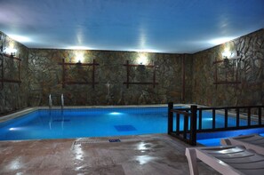 Indoor pool, outdoor pool