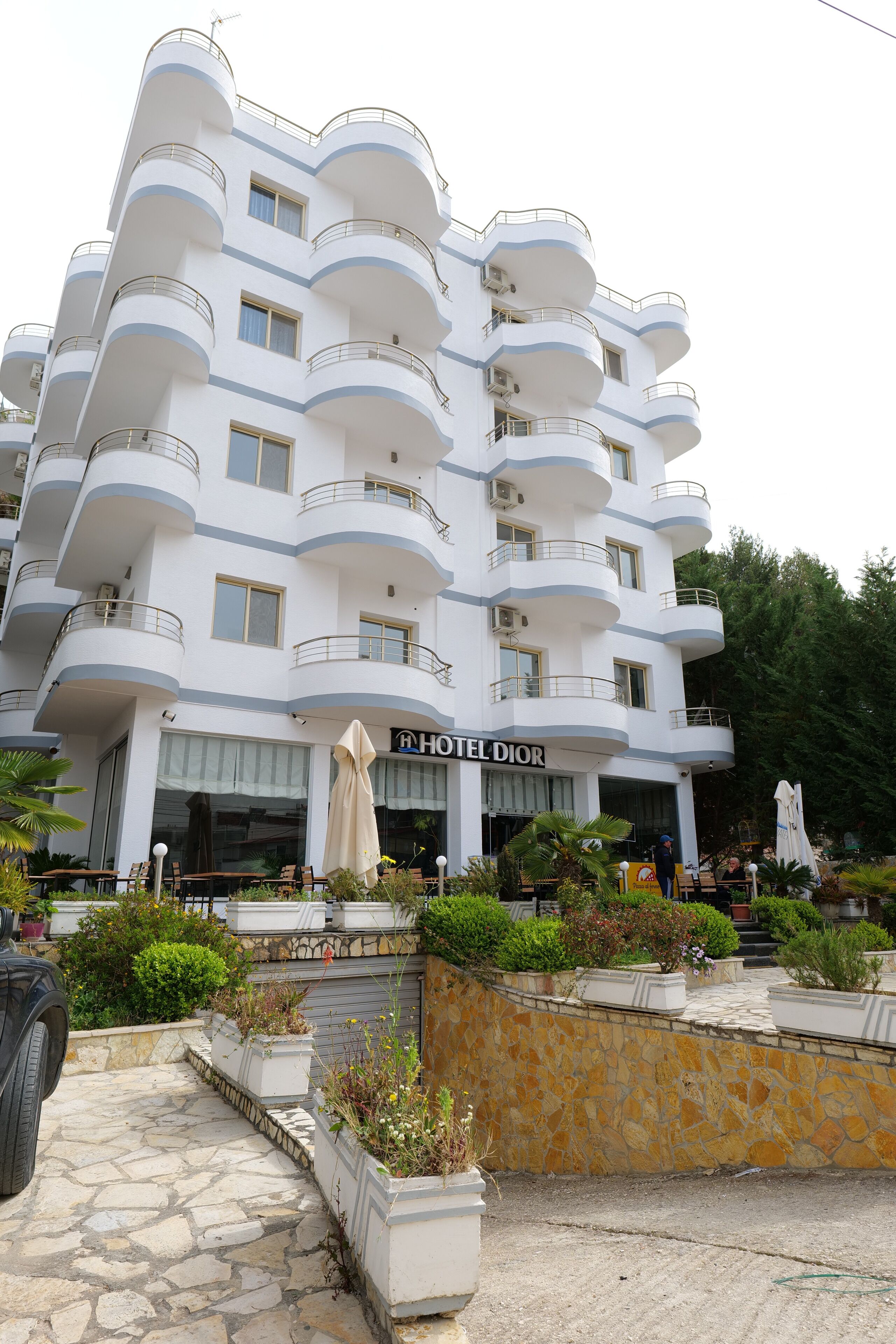 Fassade der Unterkunft