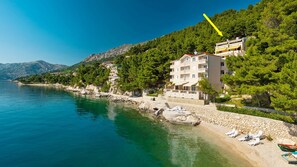 Aerial view - Apartments Dragica, (16592), Brela, hr (Brela)