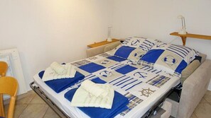 1 bedroom, Internet, bed sheets