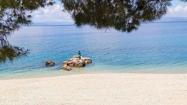 Na praia 